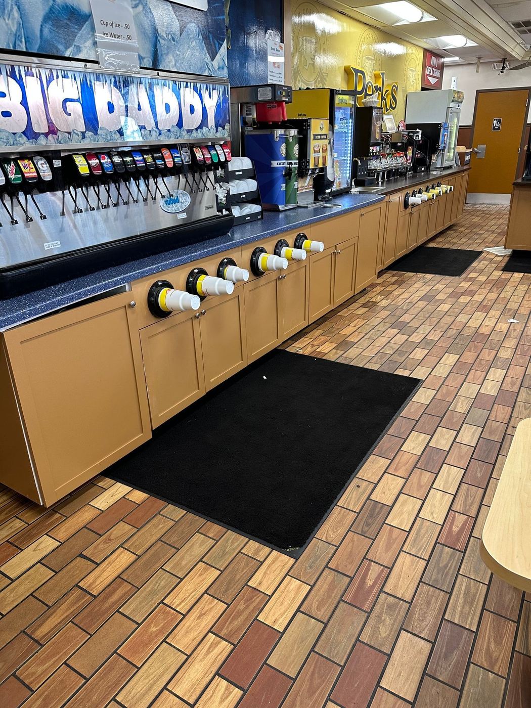 Restaurant counter build-out